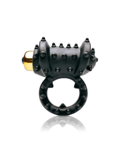 Fetish Fantasy Gold Vibrating Cockring - Black