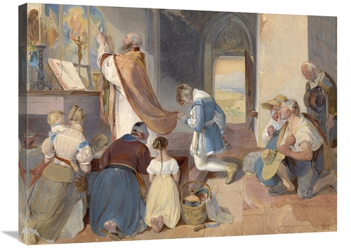 Global Gallery GCS-456192-2432-142 24 x 32 in. Fridolin Assists with t