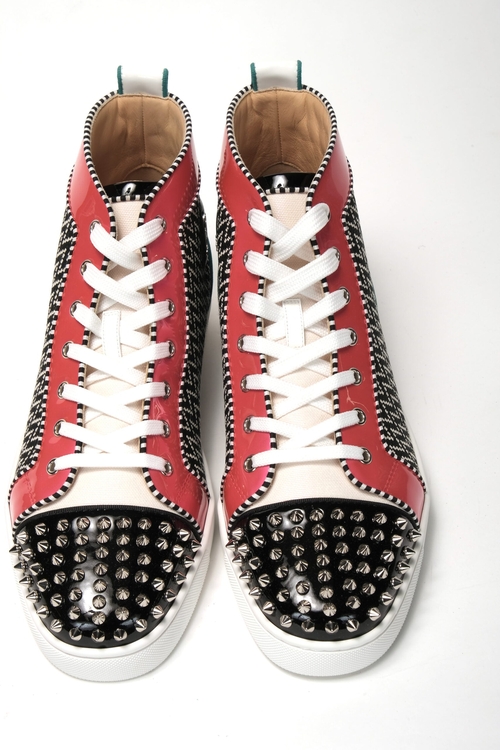 Louboutin met spikes hotsell