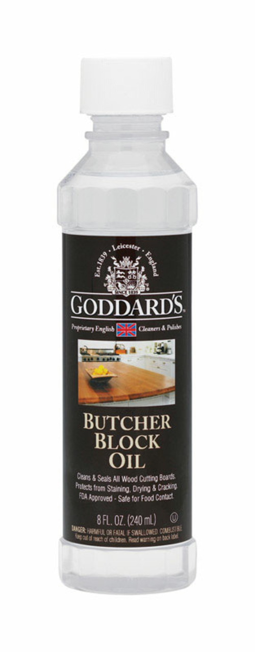 Goddards 1600477 No Scent Butcher Block Oil, 8 oz - Case of 6