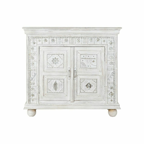 Chest of drawers DKD Home Decor MB-182009 White Wood Mango wood Indian