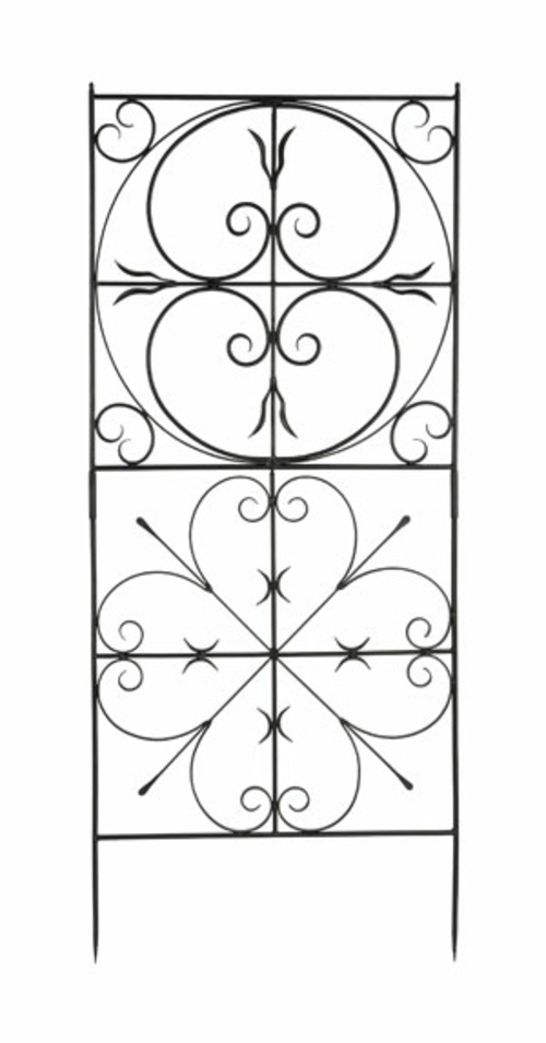 Achla VFT-22 Garden Aldrich Trellis - Graphite Powdercoat