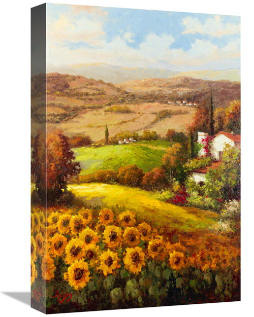 Global Gallery GCS-132411-1218-142 12 x 18 in. Italian Countryside Art