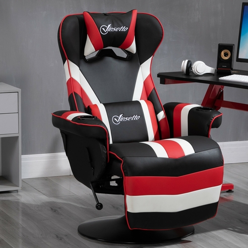 Vinsetto Racing Style Gaming Office Recliner  Reclining Video Game