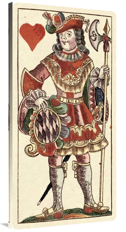 Global Gallery GCS-455063-2448-142 24 x 48 in. Knave of Hearts - Bauer