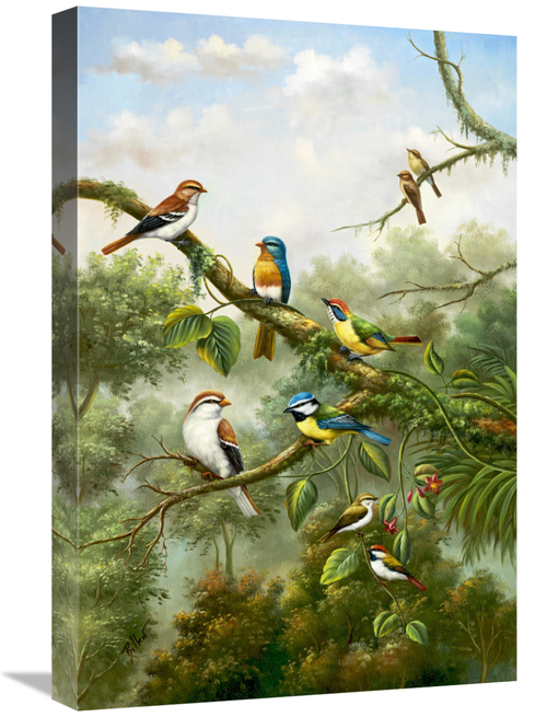 Global Gallery GCS-132544-1624-142 16 x 24 in. A Social Gathering Art 