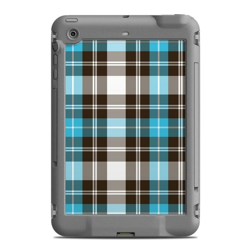DecalGirl LIPMF-PLAID-TUR Lifeproof iPad Mini FRE Skin - Turquoise Pla