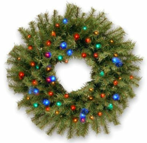 National Tree NF-309L-36W-1 36 in. Norwood Fir Wreath