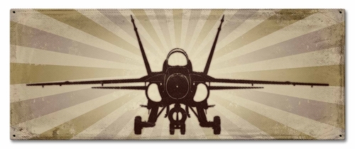 Planes Fa18 Hornet Sign - 24 x 10 in.