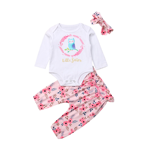 Cute Infant Autumn Clothes Baby Girls Outfits