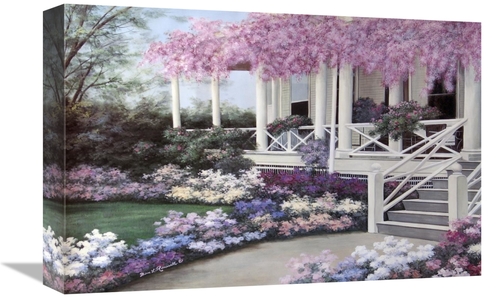 Global Gallery GCS-393979-1218-142 12 x 18 in. Garden Veranda Art Prin