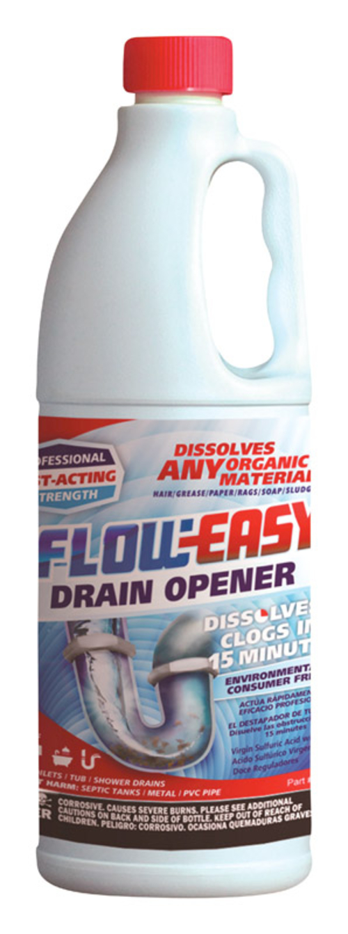 B & K 4583092 32 oz Floweasy Liquid Drain Opener, Pack of 6