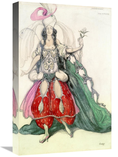 Global Gallery GCS-267661-22-142 22 in. Costume Design for Scheherazad