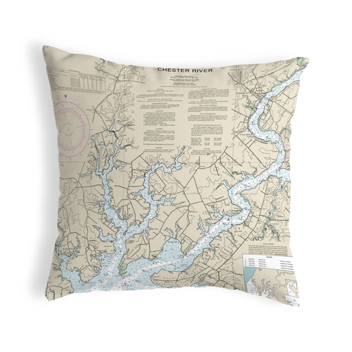 Betsy Drake NC12272CT Chester River, MD Nautical Map Noncorded Ind