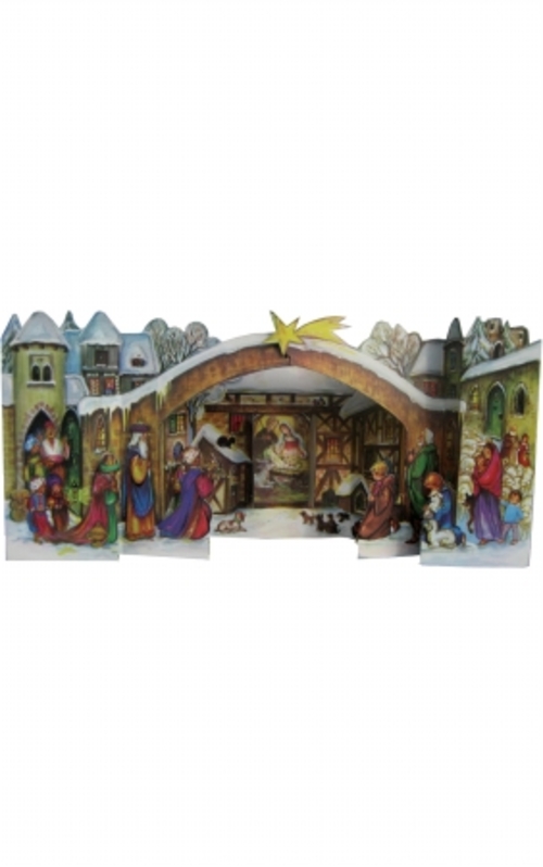 SELL ADV934 Sellmer Advent - 3-Dimensional Manger Scene Replica of 195