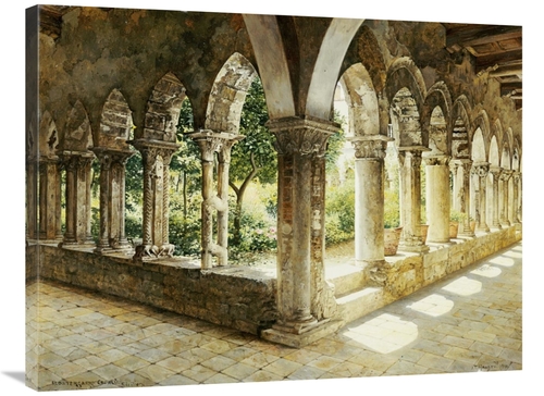 Global Gallery GCS-266491-36-142 36 in. Cefalu Cloisters, Sicily A