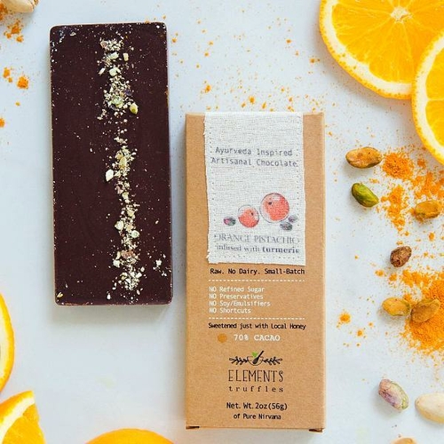 Orange Quinoa with Turmeric Chocolate Bar - Pack of 3