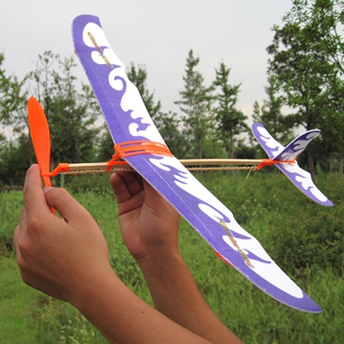 Rubber Band Airplane Novel Jet Glider model