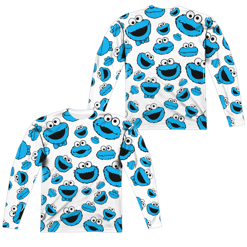 Trevco SST166FB-ALPP-1 Sesame Street & Cookie Face Pattern Front & Bac