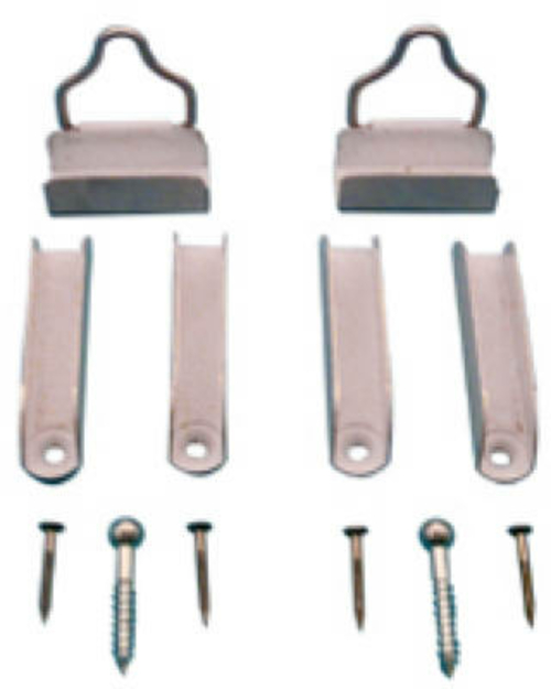 Prime Line PL 7760 Aluminum Hangers & Latches - 2 Pack