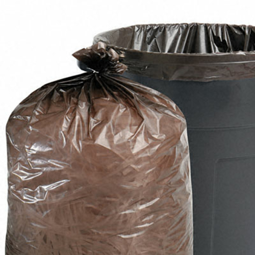 Stor-A-File T4349B15 Total Recycled Content Trash Bags  56 gal  1.5mil