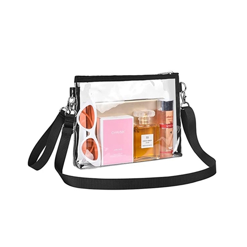 Clear Bag Stadium Approved, Adjustable Strap Clear Crossbody Bag