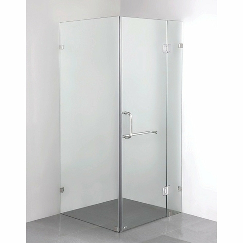 120 x 70cm Frameless 10mm Glass Shower Screen By Della Francesca