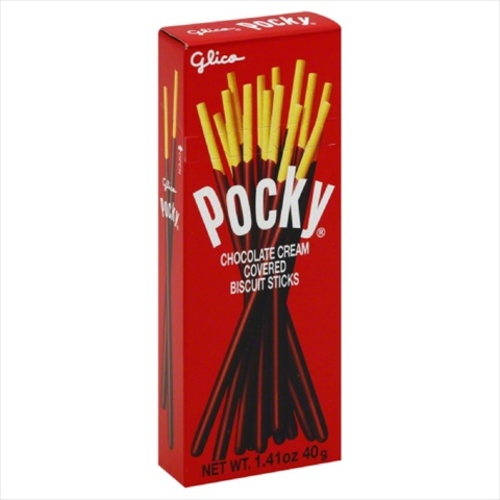 GLICO SNACK POCKY CHOCO-1.41 OZ -Pack of 20