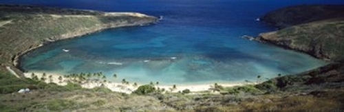 Panoramic Images PPI128873L High angle view of a coast  Hanauma Bay  O