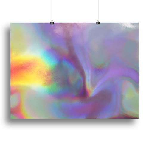 Holographic texture 2 Canvas Print or Poster