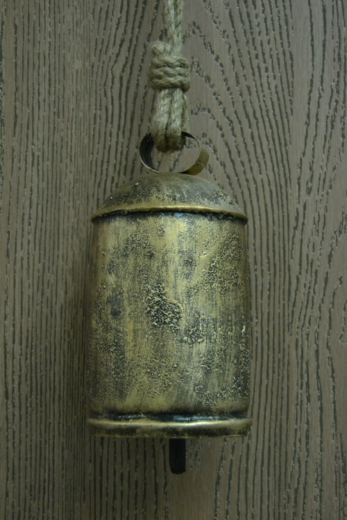 Handmade Rusty Metal Iron Bell 8"