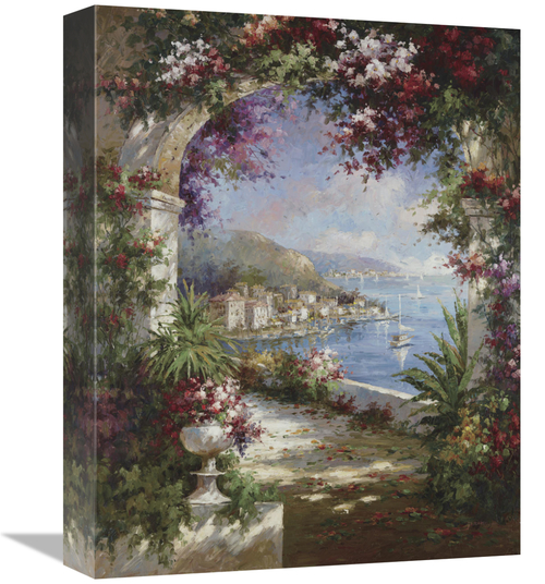 Global Gallery GCS-121149-1216-142 12 x 16 in. Floral Vista Art Print 