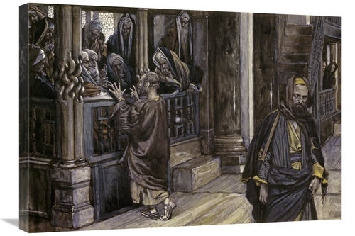 Global Gallery GCS-280392-30-142 30 in. Judas Goes to the High Priests