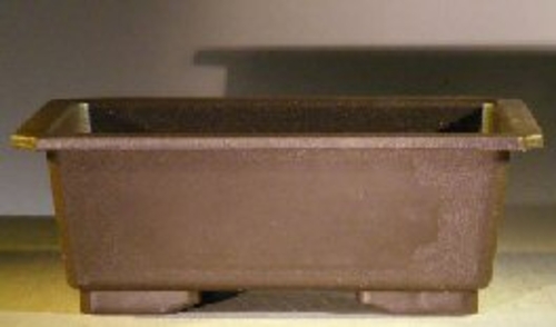 Brown Bonsai Training PotHeavy Duty Plastic - Taller Profile7" x 5" x