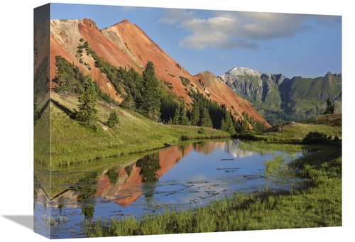 Global Gallery GCS-397022-1216-142 12 x 16 in. Red Mountain Gets Its C