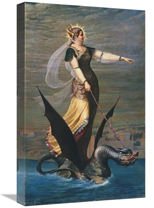 Global Gallery GCS-268239-22-142 22 in. La Tarrasque Art Print - Charl