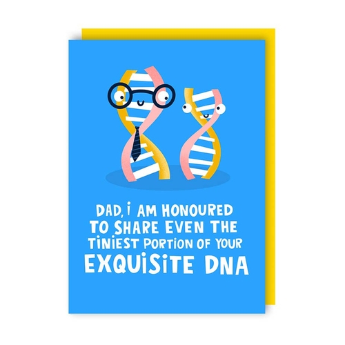 DNA Father's Day Card (Pack of 6)