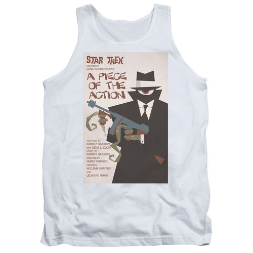 Trevco CBS1983-TK-4 Star Trek & Tos Episode 46 Adult Cotton Tank Top&#