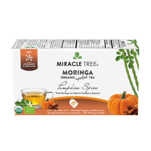 Miracle Tree's Organic Moringa Tea, Pumpkin Spice