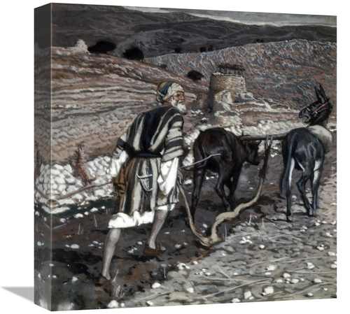 Global Gallery GCS-280410-16-142 16 in. Man at the Plough Art Print - 