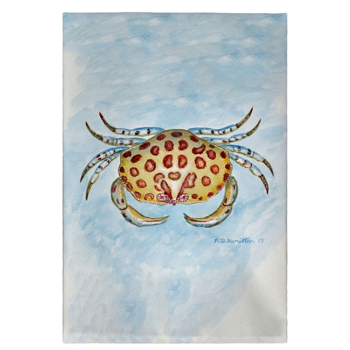 Betsy Drake GT772 20 x 20 in. Calico Crab Guest Towel