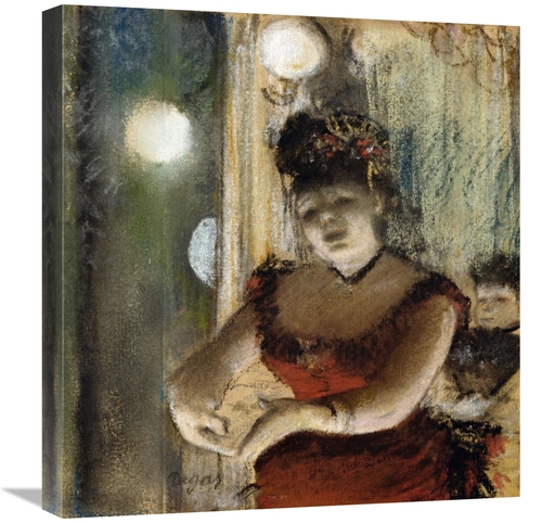 Global Gallery GCS-266201-22-142 22 in. Singer in a Cafe Art Print - E