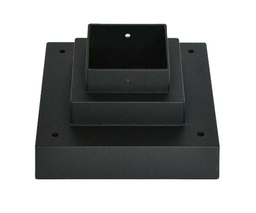 Z-Lite SQPM-BK- Outdoor Pier Mount Black Aluminum  