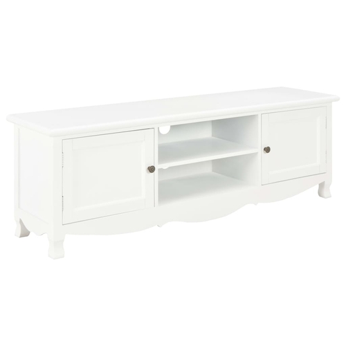 TV Cabinet White 47.2"x11.8"x15.7" Wood