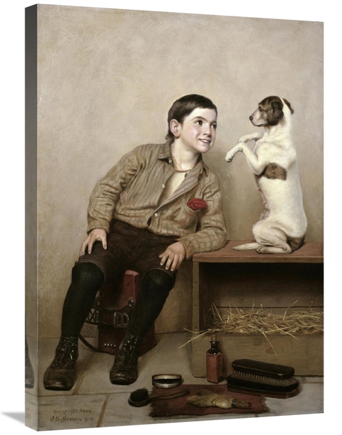 Global Gallery GCS-281777-30-142 30 in. Begging Art Print - John Georg