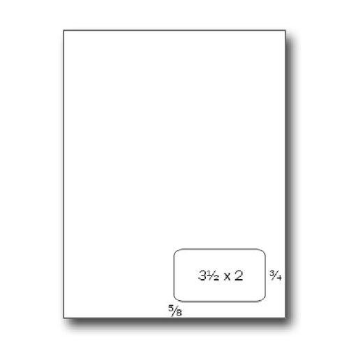 Tape Logic IL300 3 x 2 in. Label Size Integrated Form, White