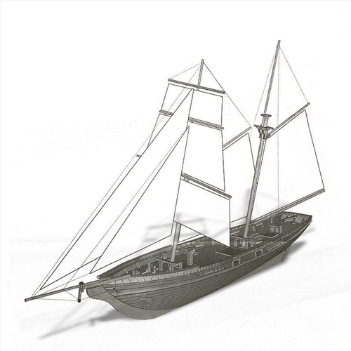 Wooden Sailing Ship Boat Model DIY Kits Assembly