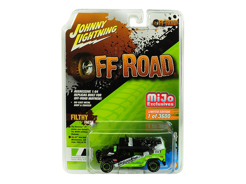 Hummer H1 Wagon #1014 Black and Green \BFGoodrich\" \"Off Road\"