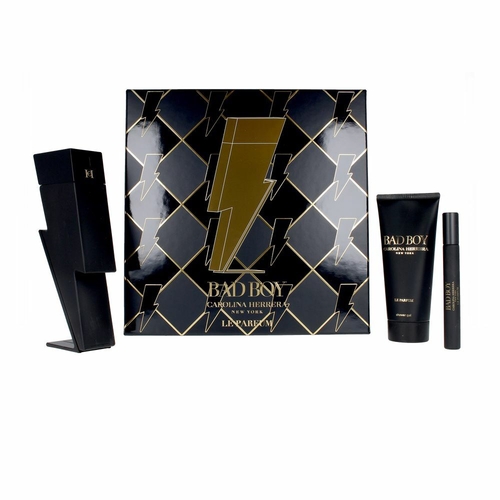Men's Perfume Set Carolina Herrera Bad Boy (3 pcs)