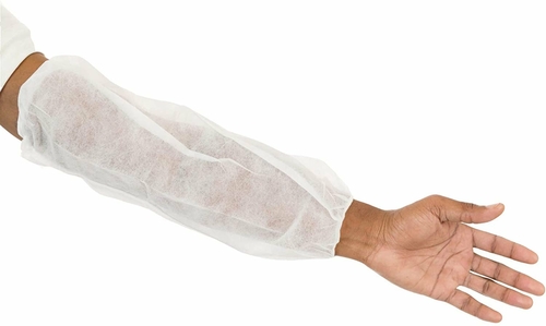 White Polypropylene Sleeves 24". Pack of 200 Non-Woven Fabric